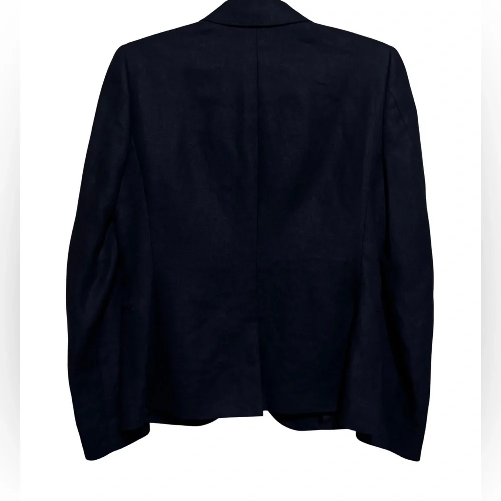 J. Crew Men’s Navy Blue Blazer, Size 4. 100% Linen. NWOT